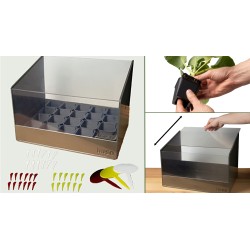 Mini serre semis avec pots solides et durables 6 cm