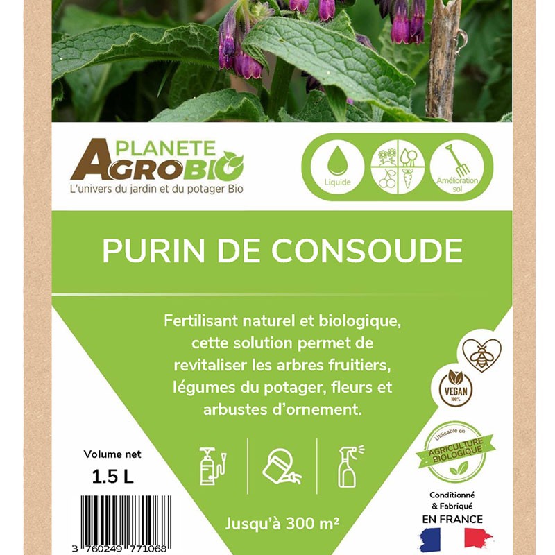 Purin de consoude Engrais naturel Biologique pour le jardin Iriso — free download