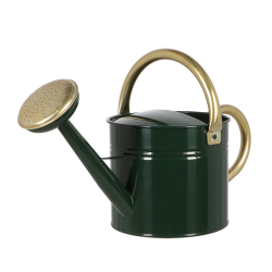 arrosoir-style-anglais-double anse-vert-et-doré-5L-iriso