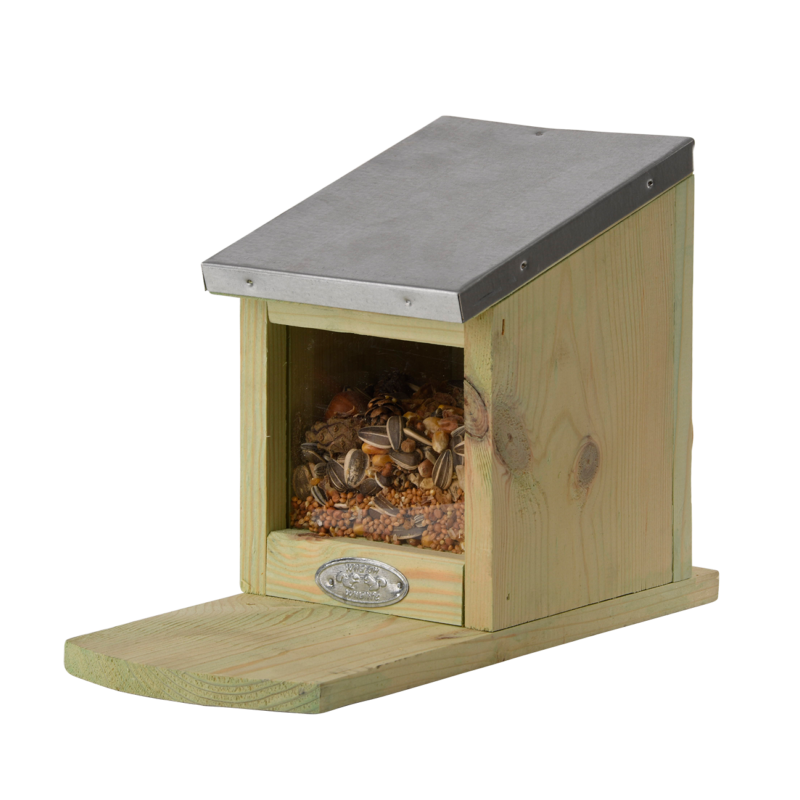 écureuil Jardiland Mangeoire Pour Écureuils Wildlife Home - Bois Massif + Toit Métal, 33cm Mangeoire Ecureuil Amazon