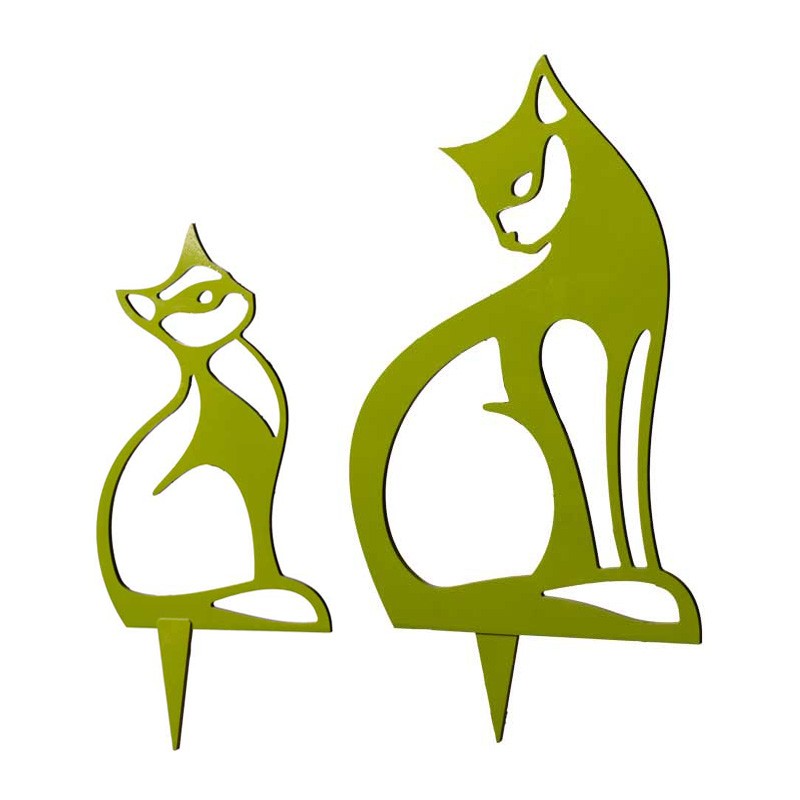 chats-décoratifs-pour-jardin-iriso-vert-anis