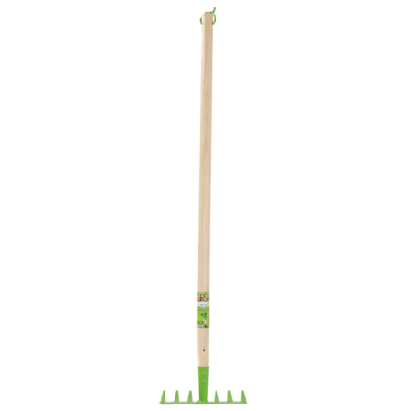 Ounona 3 Outils Jardin Enfant - Truelle, Râteau, Pelle Métal Avec Manches Bois