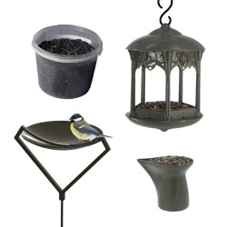 Mangeoire et bain - Kit hiver pour oiseaux Iriso