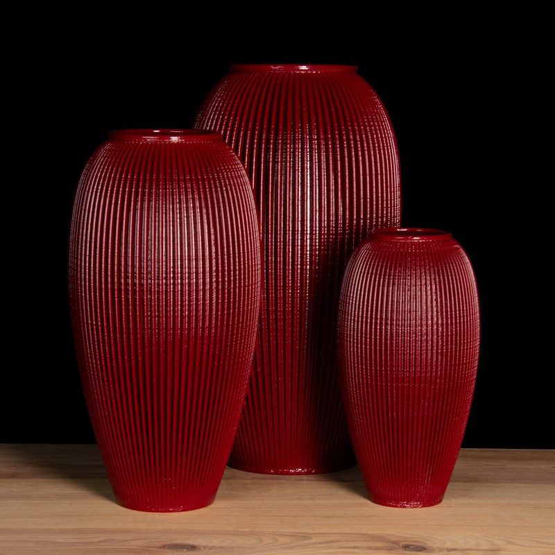 Vase design Alinéa  - Couleurs: Rouge - Volume: 2L