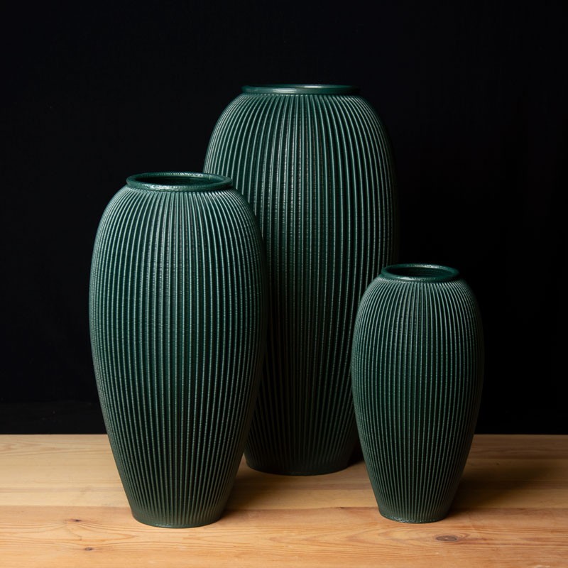 Vase design Alinéa  - Couleurs: Vert Foncé - Volume: 2L