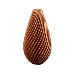 Vase haut design motif Spirale