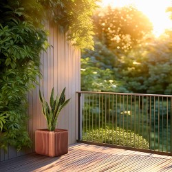 Pot jardinière carré intérieur - extérieur Alinéa