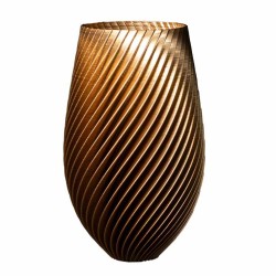 Cache-pot haut design Spirale