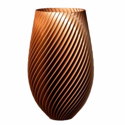 Cache-pot haut design Spirale