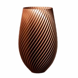 Cache-pot haut design Spirale