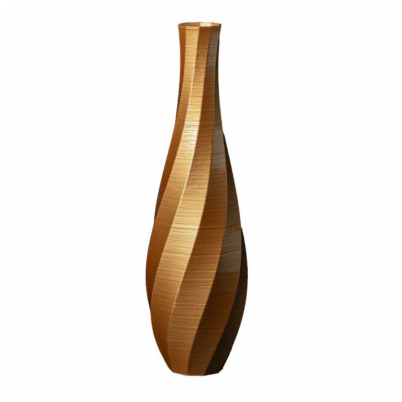 Vase design haut Aérium  - Couleurs: Or - Volume: 2L