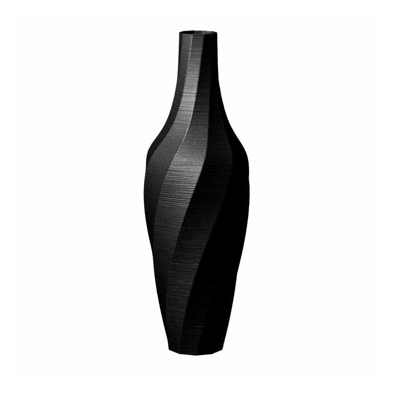 Vase amphore design Aérium  - Couleurs: Gris anthracite - Volume: 2.5L