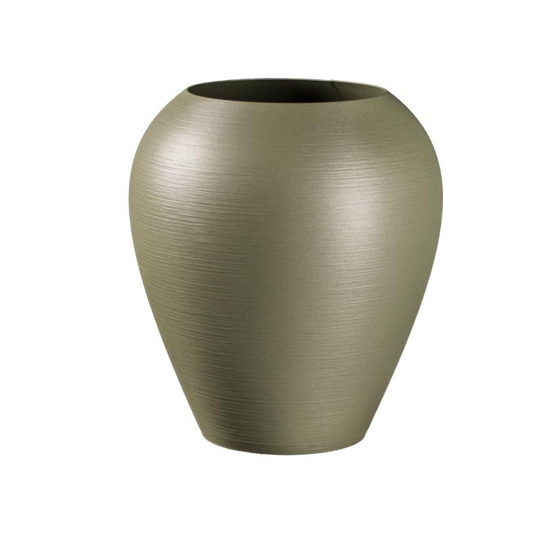 Grand pot forme jarre Lisaé - Couleurs: Gris Grand pot forme jarre Lisaé - Couleurs: Gris