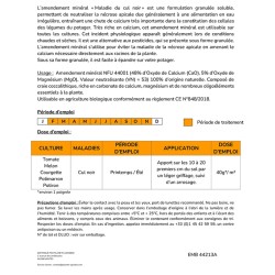 Traitement naturel maladie du cul noir 1.5 kg