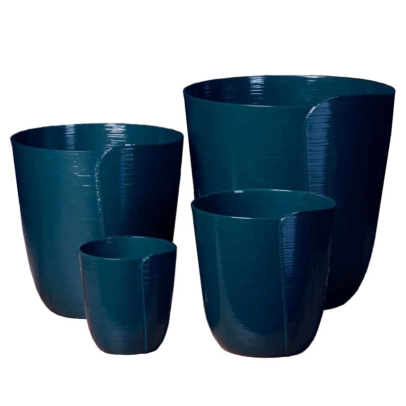 Cache-pot pour plante Forme tulipe - Couleurs: Bleu paon - Taille: 1.3 L Cache-pot pour plante Forme tulipe - Couleurs: Bleu paon - Taille: 1.3 L