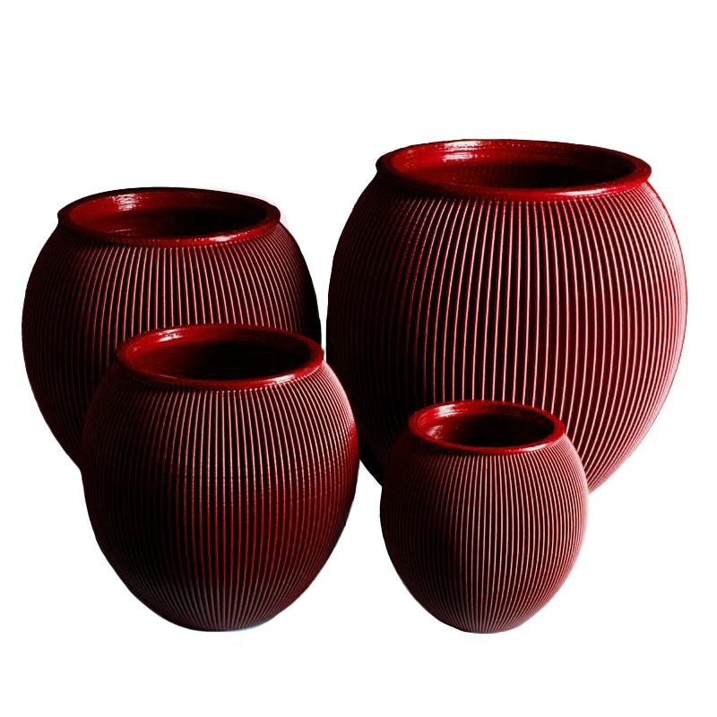 Cache-pot design Alinéa intérieur extérieur - Couleurs: Rouge - Volume: 2L Cache-pot design Alinéa intérieur extérieur - Couleurs: Rouge - Volume: 2L
