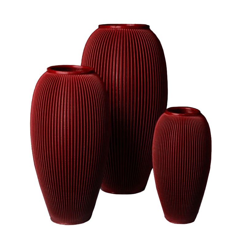 Vase design Alinéa - Couleurs: Rouge - Volume: 2L Vase design Alinéa - Couleurs: Rouge - Volume: 2L