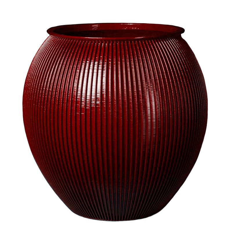Grand pot de fleur Alinéa - Couleurs: Rouge - Volume: 50L Grand pot de fleur Alinéa - Couleurs: Rouge - Volume: 50L