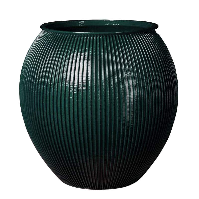 Grand pot de fleur Alinéa - Couleurs: Vert Foncé - Volume: 50L Grand pot de fleur Alinéa - Couleurs: Vert Foncé - Volume: 50L
