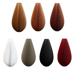 Vase haut design Spirilus