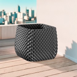Jardinière carrée balcon et jardin - Design Ananas