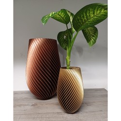 Cache-pot haut design Spirilus