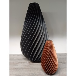 Vase haut design Spirilus