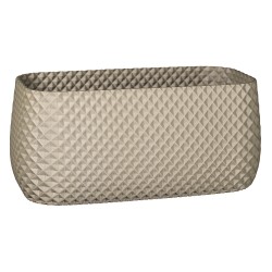 Jardinière rectangulaire design - Pot extérieur et intérieur