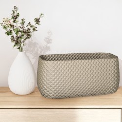 Jardinière rectangulaire design - Pot extérieur et intérieur