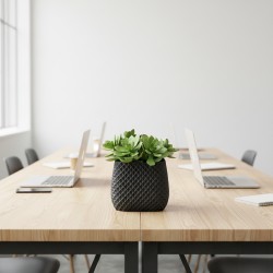 Jardinière carrée balcon et jardin - Design Ananas