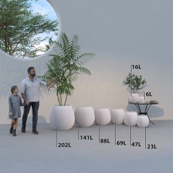 Pot de fleurs résistant aux U.V