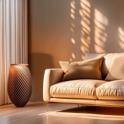 Cache-pot haut design Spirilus