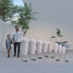 Grand vase design Spirilus Made in France