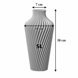 Grand vase design Spirilus Made in France