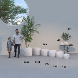 Cache-pot pour plantes intérieur-extérieur