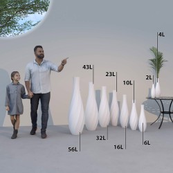 Vase design haut Aérium