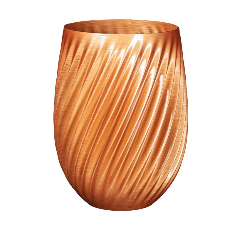 Pot de fleur grandes tailles pour intérieur et extérieur  - Couleurs: Bronze - Volume: 18L