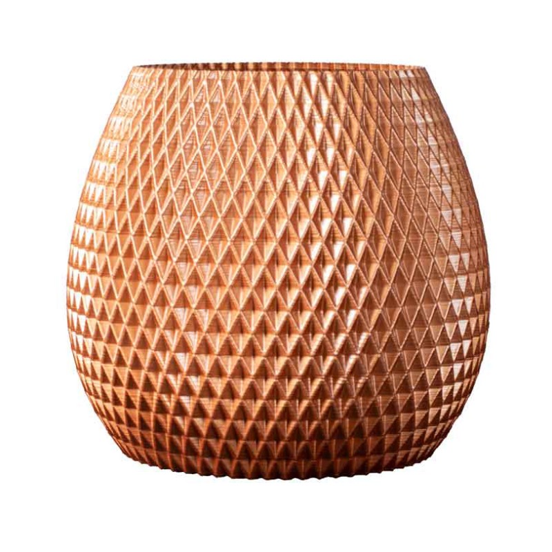 Gros pot design pour plante  - Couleurs: Bronze - Volume: 50L