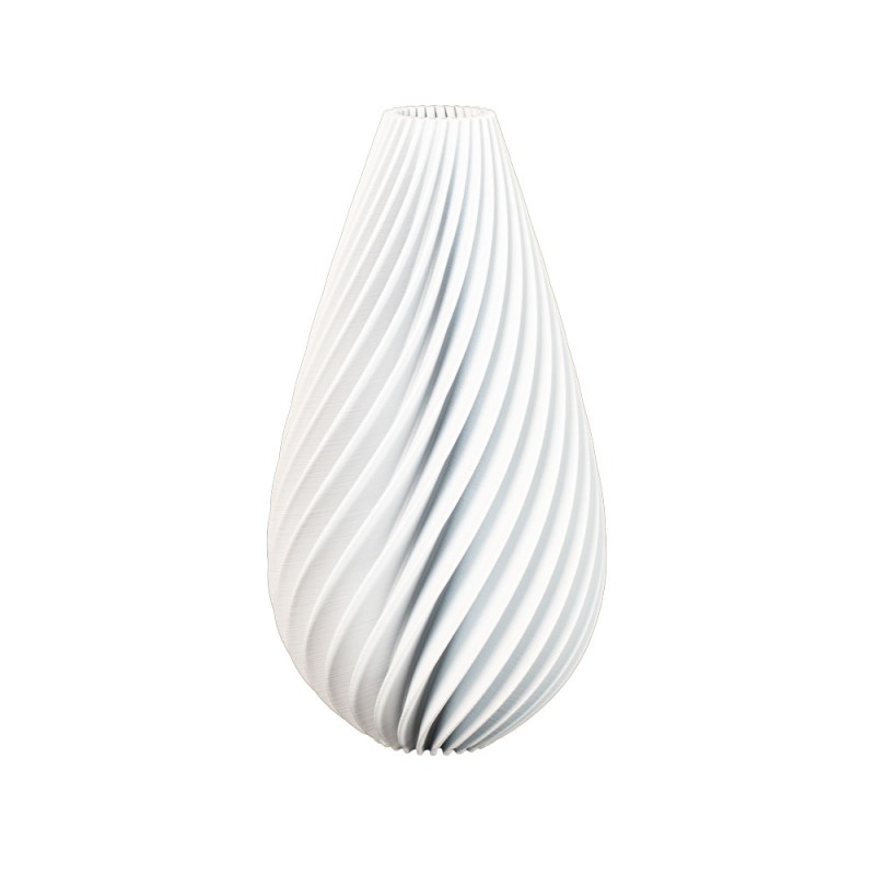 Vase haut design Spirilus  - Couleurs: Blanc - Volume: 5L