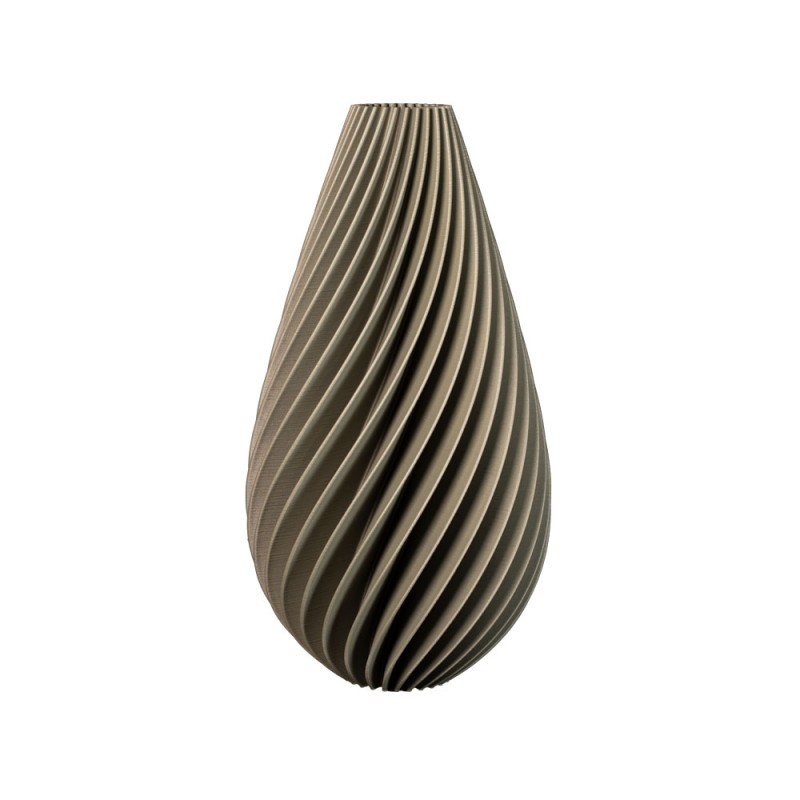Vase haut design Spirilus  - Couleurs: Gris - Volume: 5L