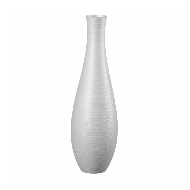 Vase fin et élégant Lisaé  - Couleurs: Blanc - Volume: 2L