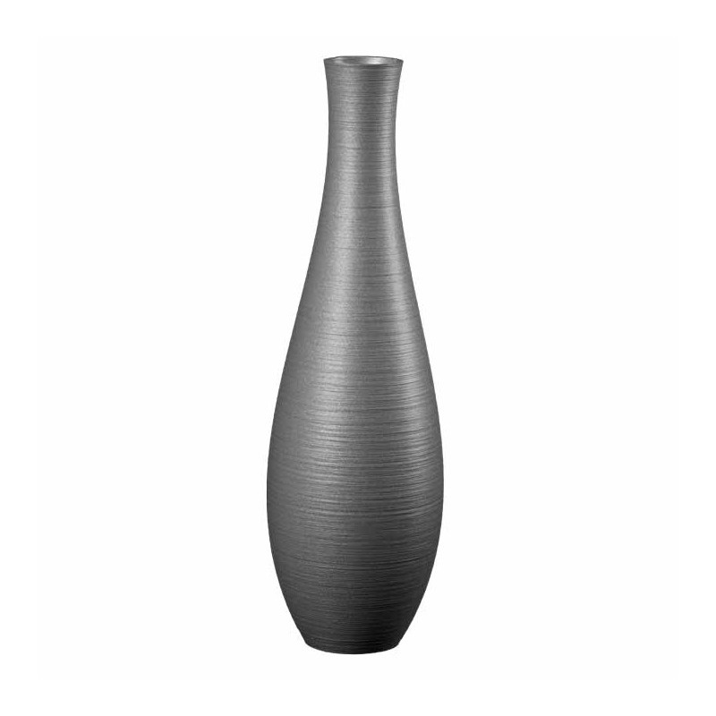 Vase fin et élégant Lisaé  - Couleurs: Gris anthracite - Volume: 2L