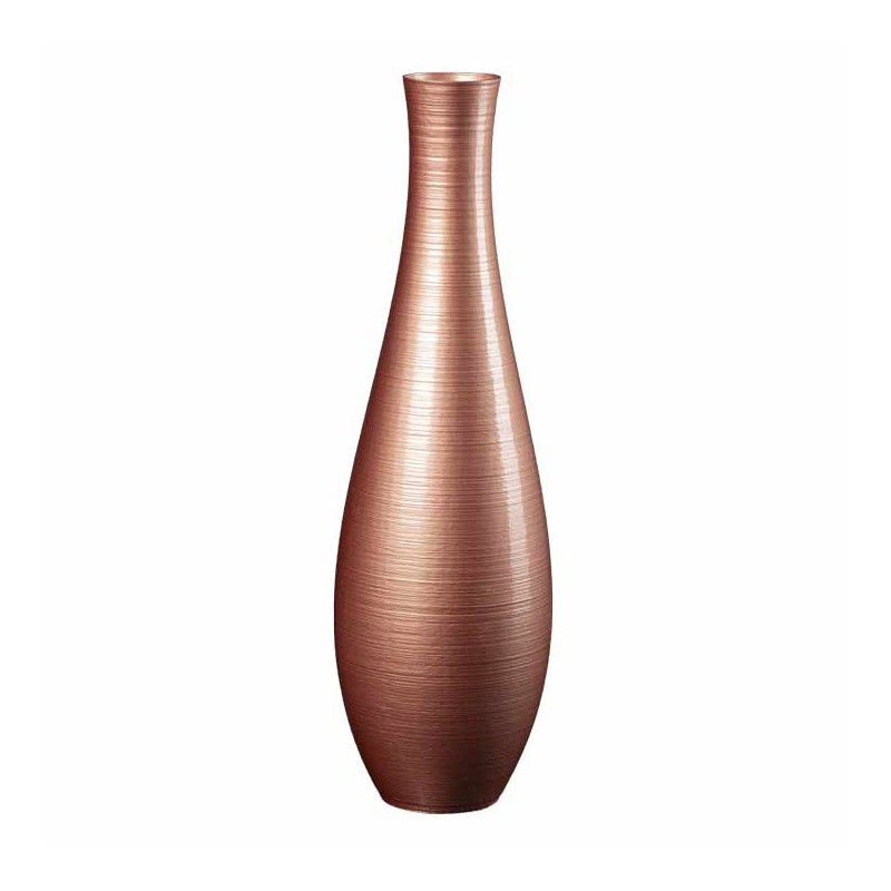 Vase fin et élégant Lisaé  - Couleurs: Cuivre - Volume: 2L