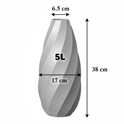 Grand vase design intérieur-extérieur Aérium
