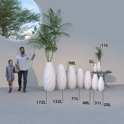 Grand vase design intérieur-extérieur Aérium