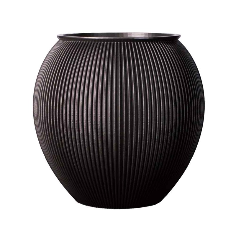 Grand pot de fleur Alinéa  - Volume: 50L - Couleurs: Gris anthracite