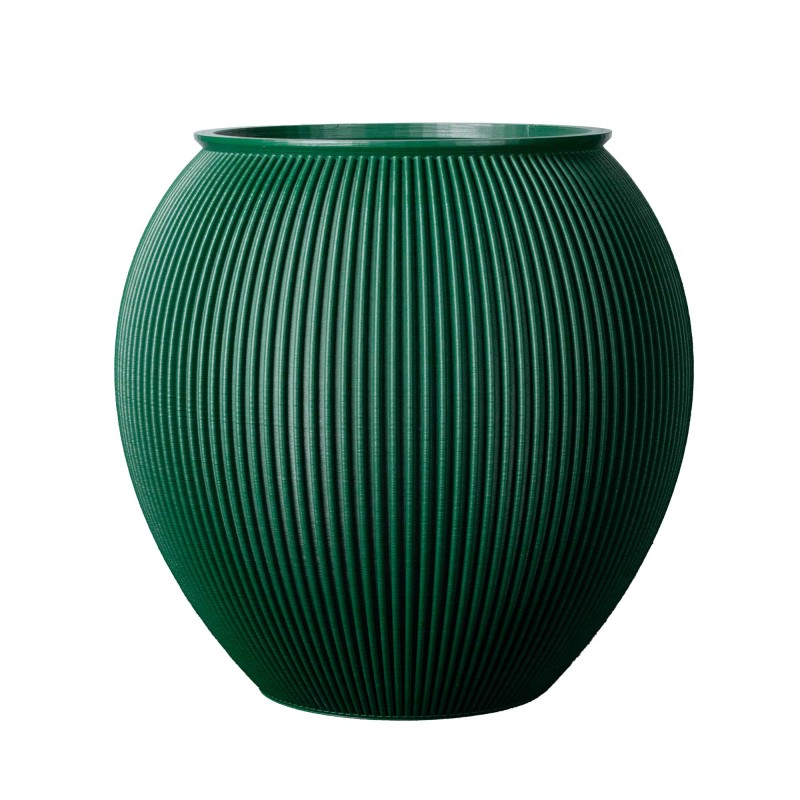 Grand pot de fleur Alinéa  - Couleurs: Vert Foncé - Volume: 50L