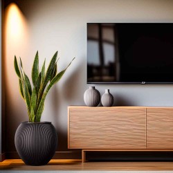 Cache-pot design Alinéa intérieur extérieur