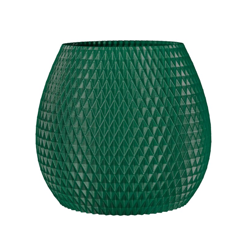 Gros pot design Ananas pour plante  - Couleurs: Vert Foncé - Volume: 50L