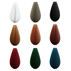 Vase haut design Spirilus